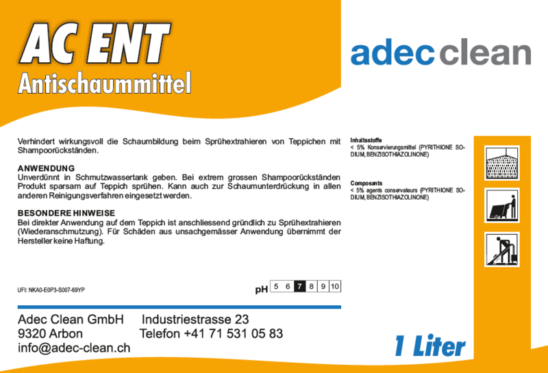 AC ENT | Entschäumer | 1 Liter AC ENT | Entschäumer | 1 Liter