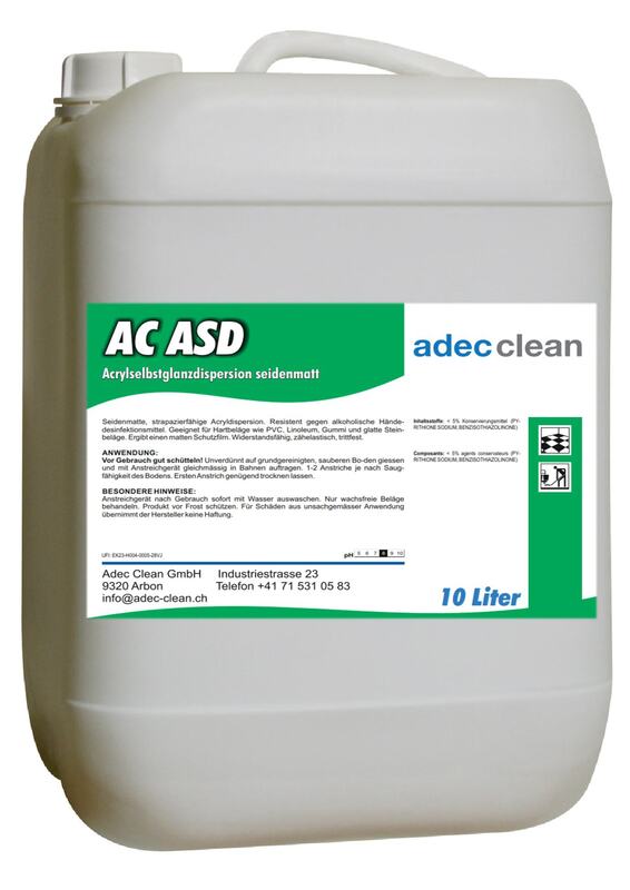 AC ASD | Acrylselbstglanzdispersion seidenmatt | 10 Liter