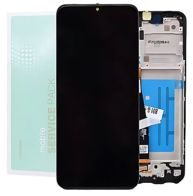 For Samsung A22 5G , A226 - Replacement AMOLED Touch Screen Assembly With Chassis - Service Pack - GH81 - 20694A