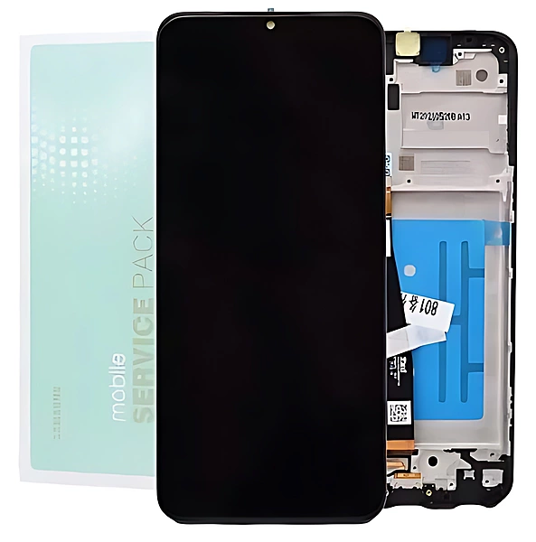 For Samsung A22 5G , A226 - Replacement AMOLED Touch Screen Assembly With Chassis - Service Pack - GH81 - 20694A