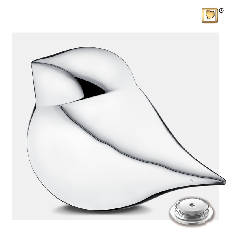 Soul Bird Urn Zilver – Man
