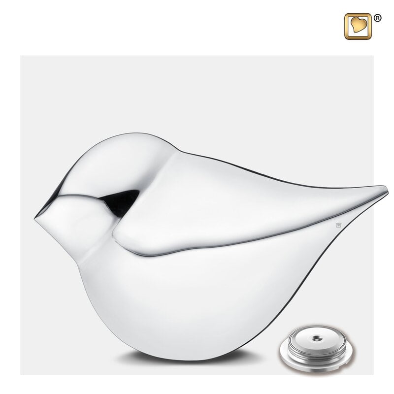 Soul Bird Urn Zilver – Vrouw