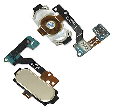 For Samsung Galaxy A8 , A8000 - Replacement Home Button Flex Cable - Gold
