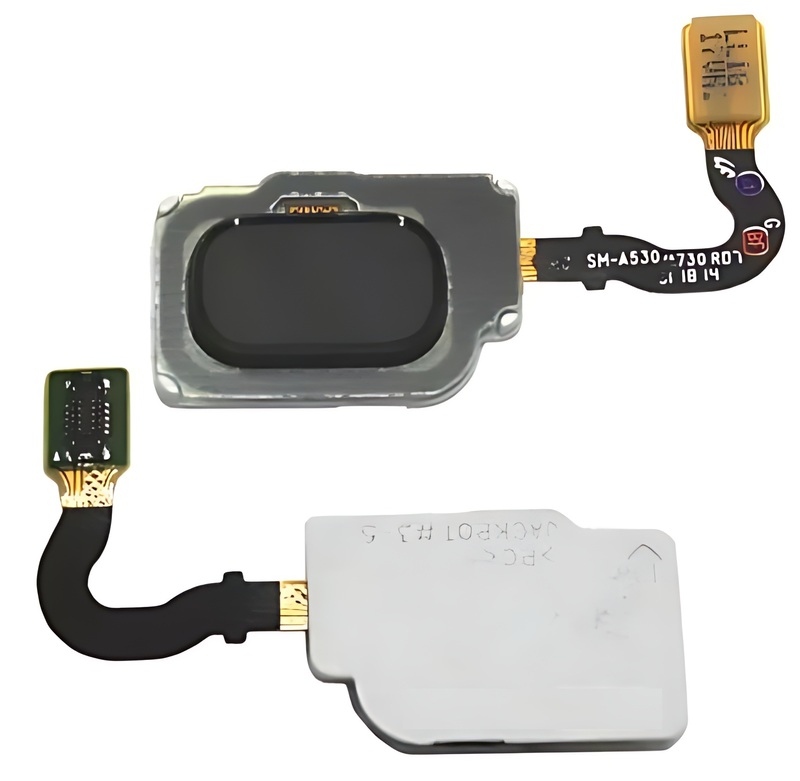For Samsung Galaxy A8 2018 , A530 - Replacement Fingerprint Scanner Button - Black