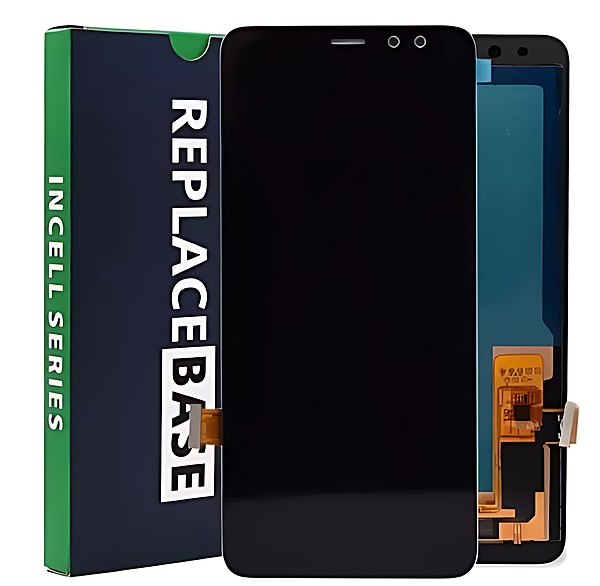 For Samsung Galaxy A8 2018 , A530 - Replacement LCD Touch Screen Assembly - Black - INCELL