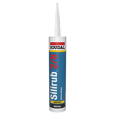Soudal Silicone Silrub 2 Sanitary (300ml)