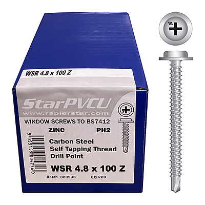 Baypole Washer Pan Head Screws (x200)