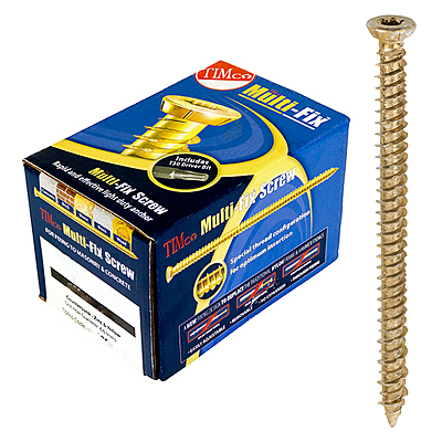 Fastener Fixing Thread (FFT) CSK Masonry Screws (x100)