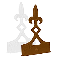 Fleur de Lys Crest PVC