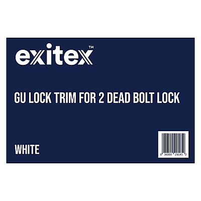 GU Lock Trim for 2 Dead Bolt Lock