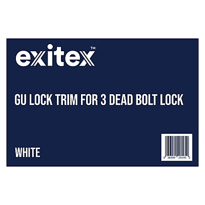 GU Lock Trim for 3 Dead Bolt Lock