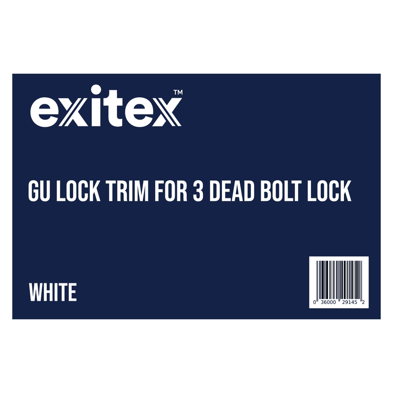 GU Lock Trim for 3 Dead Bolt Lock
