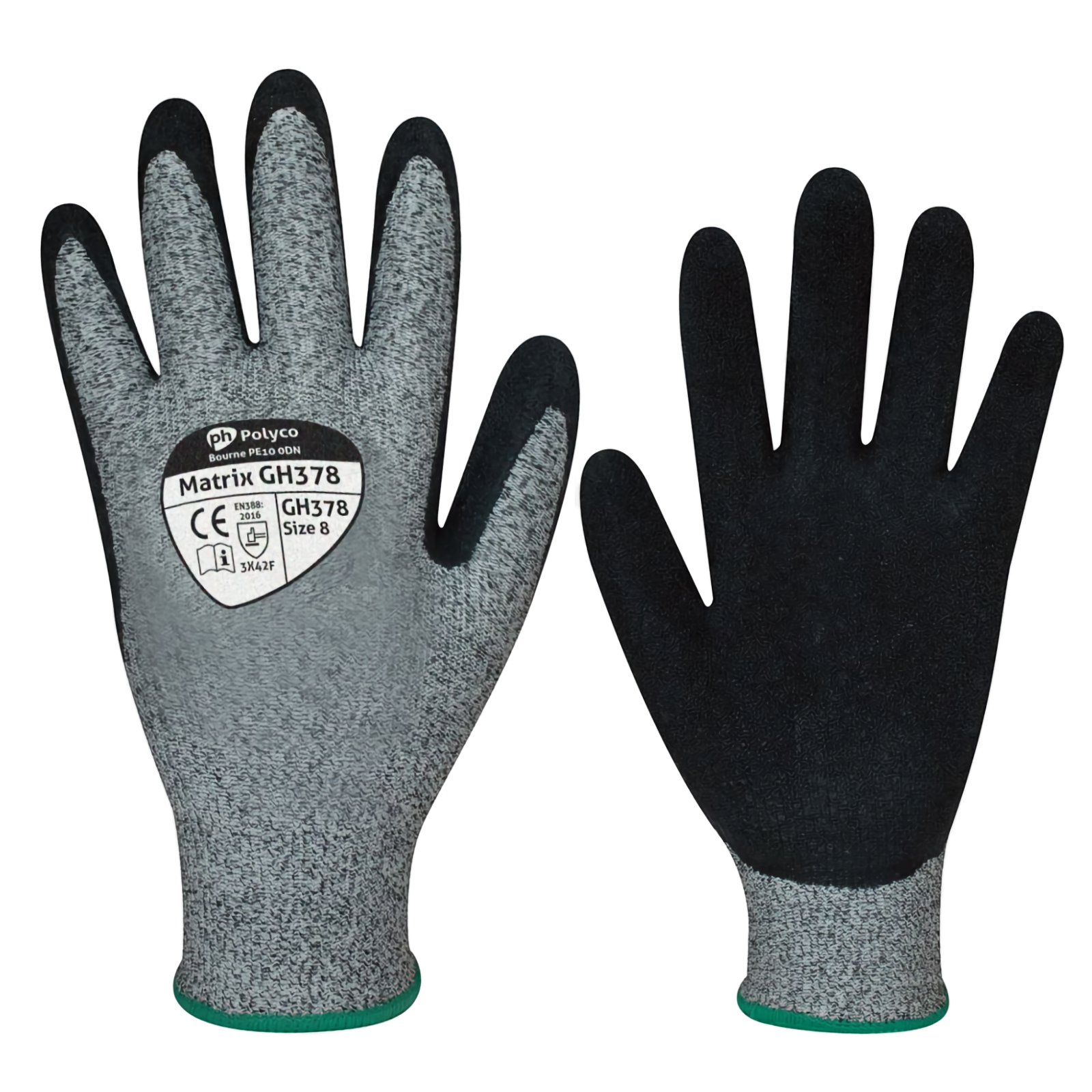 Latex Coated Palm Cut 5 Gloves