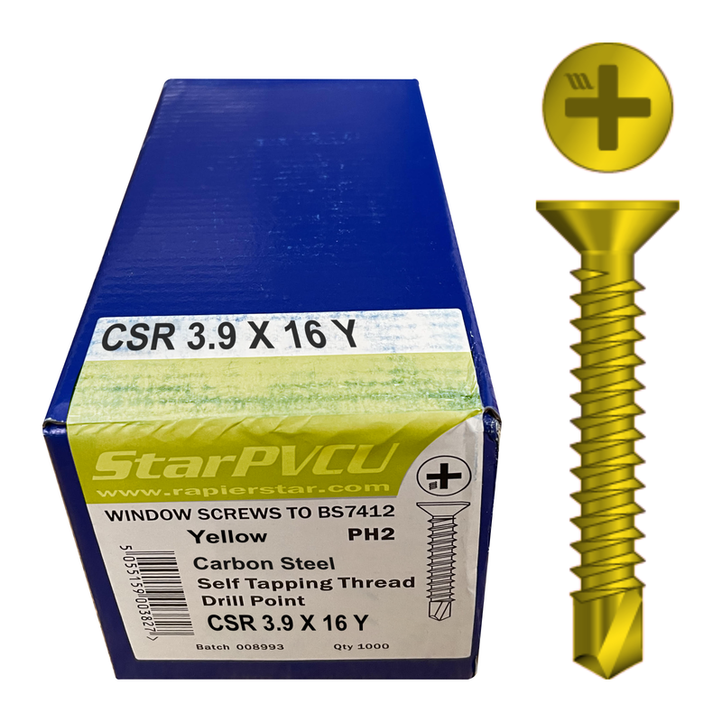 Starturn CSK Self-Tapping Thread Self-Drill Point Screws (x1000)