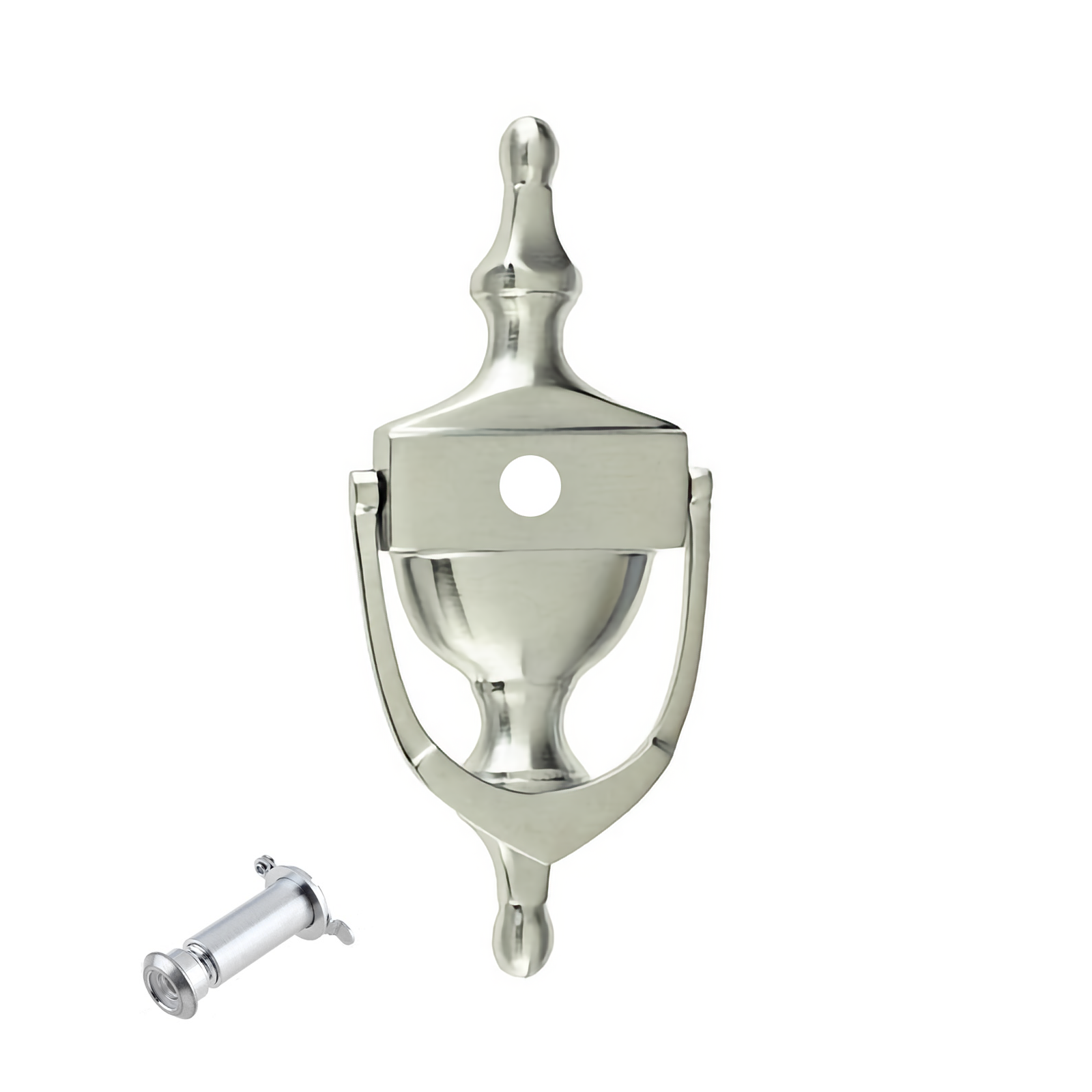 Supa 6" Urn Door Knocker With Hole