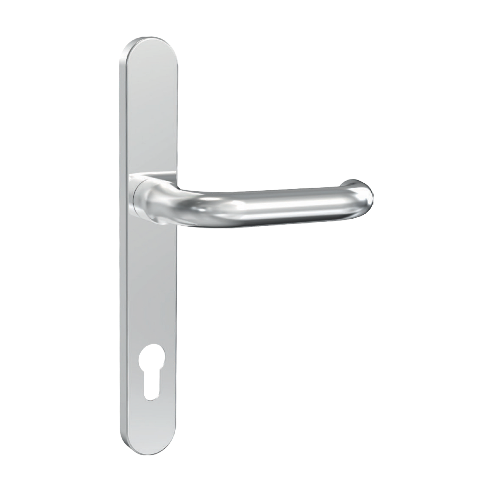 MILA Supa Standard Lever Pad Inline Door Handle (240ml Backplate)