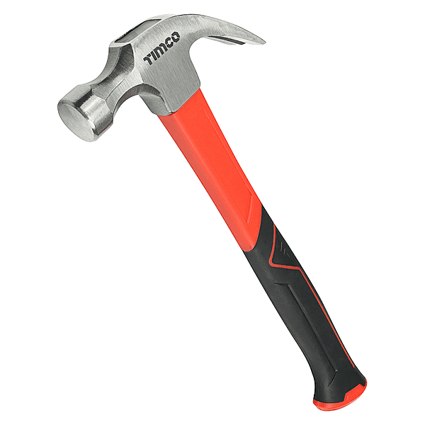 Claw Hammer Fibreglass Handled