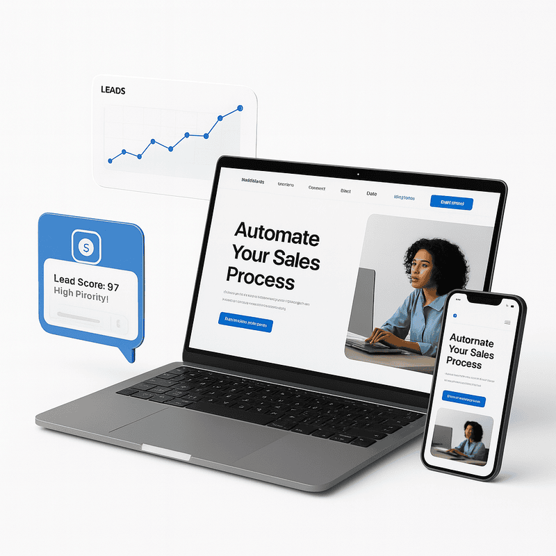AI Sales Automation & Lead Intelligence – Mehr Abschlüsse mit weniger Aufwand. Vollautomatisiert.
