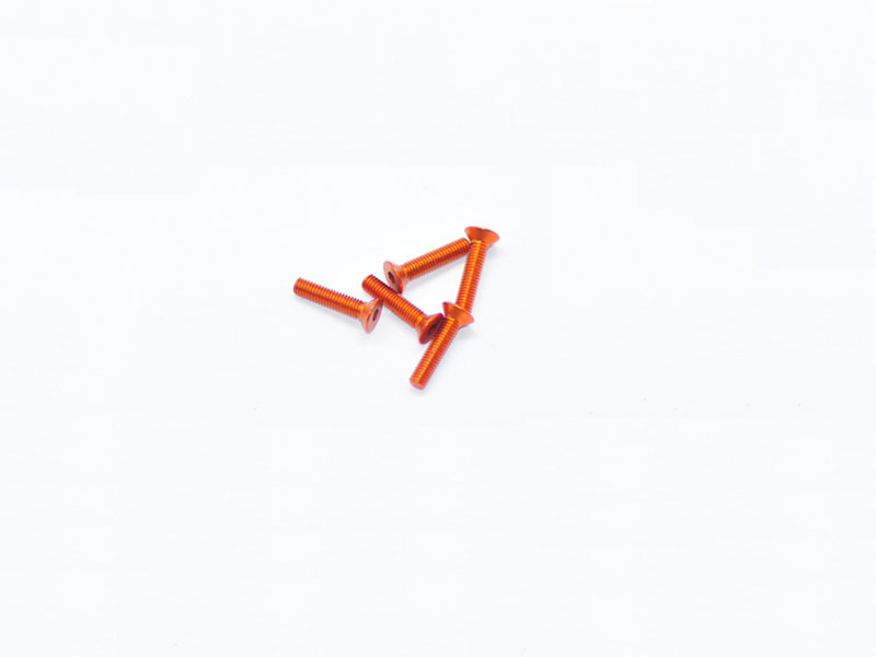 Arrowmax ALU SCREW ALLEN COUNTERSUNK M3X14 ORANGE (7075) Arrowmax ALU SCREW ALLEN COUNTERSUNK M3X14 ORANGE (7075)