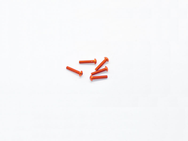 Arrowmax ALU SCREW ALLEN ROUNDHEAD M3X14 ORANGE (7075) Arrowmax ALU SCREW ALLEN ROUNDHEAD M3X14 ORANGE (7075)