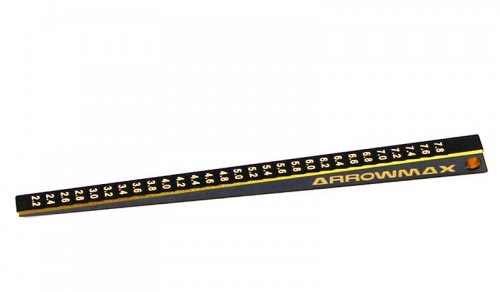 Arrowmax ULTRAFINE CHASSIS RIDE HEIGHT GAUGE 28MM (0.1MM) BLACK GOLD