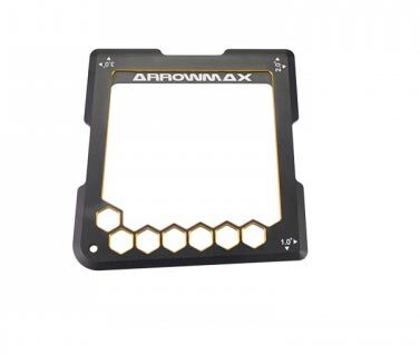 Arrowmax Quick Camber Gauge For 1/8th (1+2+3 degrees) Black Golden