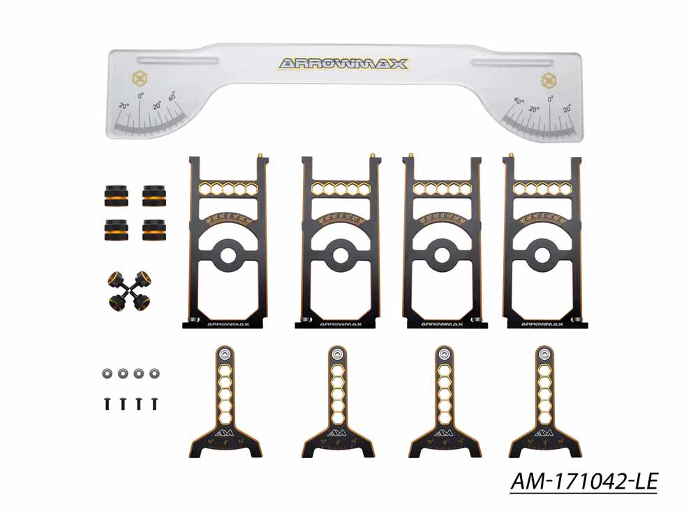 Arrowmax Set-Up System For 1/8 Off-Road & Truggy Cars With Bag Limited Edition