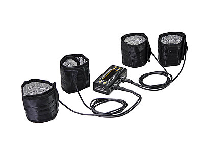 Arrowmax AM Tyre Warmer (1/8th) & Batt Warmer With Bag Black Golden Arrowmax AM Tyre Warmer (1/8th) & Batt Warmer With Bag Black Golden