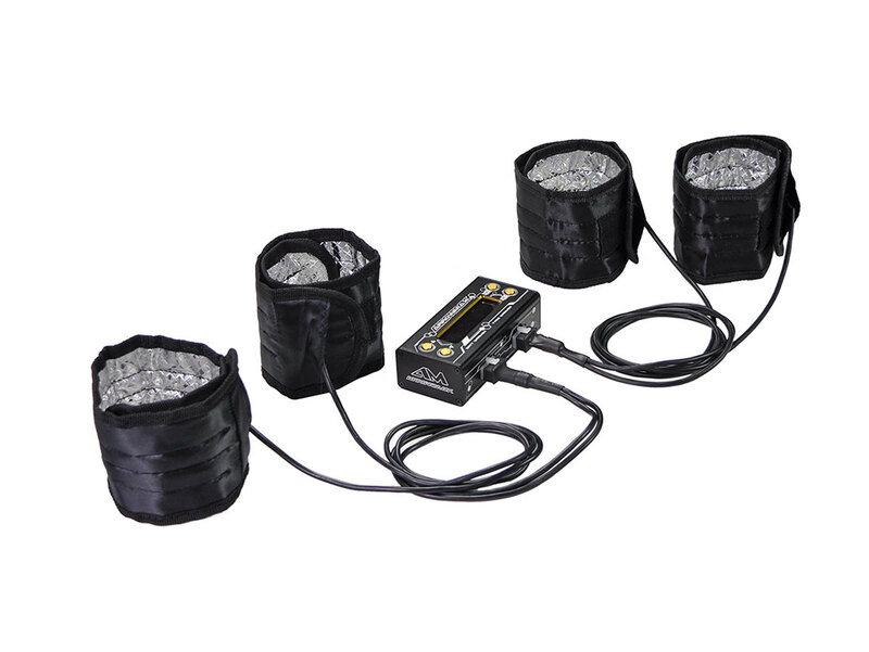 Arrowmax AM Tyre Warmer (1/8th) & Batt Warmer With Bag Black Golden Arrowmax AM Tyre Warmer (1/8th) & Batt Warmer With Bag Black Golden