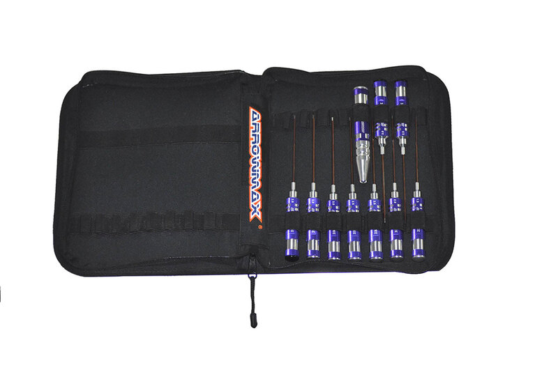 Arrowmax AM TOOLSET FOR HELICOPTER (10PCS) WITH TOOLS BAG Arrowmax AM TOOLSET FOR HELICOPTER (10PCS) WITH TOOLS BAG