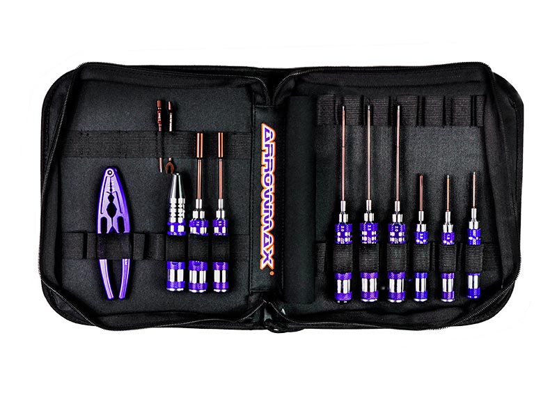 Arrowmax AM TOOLSET FOR 1:10 OFFROAD (12PCS) WITH TOOLS BAG