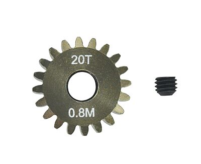 Arrowmax Pinion Gear 0.8M 20T (7075 Hard) Arrowmax Pinion Gear 0.8M 20T (7075 Hard)