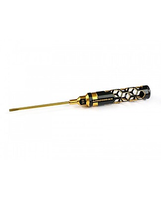 Arrowmax FLAT HEAD SCREWDRIVER 3.0 X 100MM BLACK GOLDEN