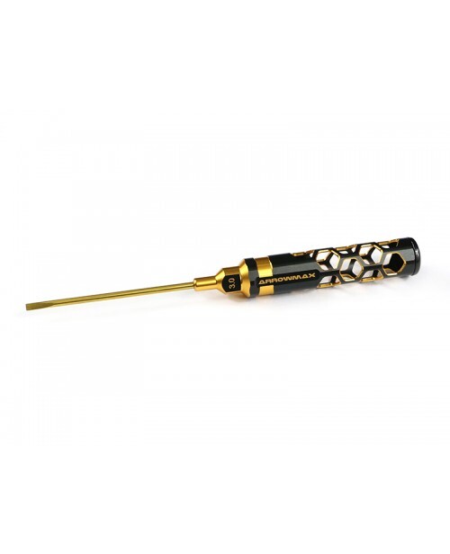 Arrowmax FLAT HEAD SCREWDRIVER 3.0 X 100MM BLACK GOLDEN Arrowmax FLAT HEAD SCREWDRIVER 3.0 X 100MM BLACK GOLDEN