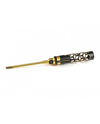 Arrowmax FLAT HEAD SCREWDRIVER 4.0 X 100MM BLACK GOLDEN