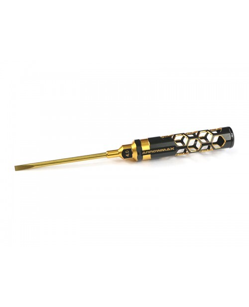 Arrowmax FLAT HEAD SCREWDRIVER 4.0 X 100MM BLACK GOLDEN Arrowmax FLAT HEAD SCREWDRIVER 4.0 X 100MM BLACK GOLDEN