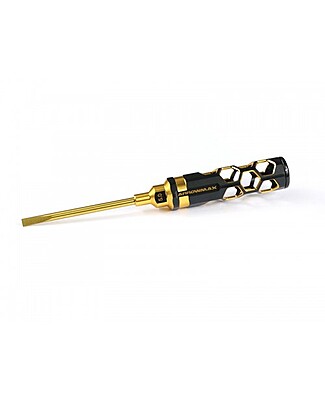 Arrowmax FLAT HEAD SCREWDRIVER 5.0 X 100MM BLACK GOLDEN