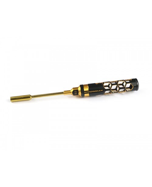 Arrowmax NUT DRIVER 5.0 X 100MM BLACK GOLDEN Arrowmax NUT DRIVER 5.0 X 100MM BLACK GOLDEN