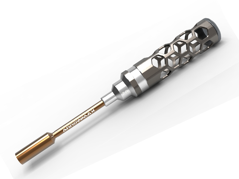 Arrowmax NUT DRIVER 7.0 X 100MM HONEYCOMB Arrowmax NUT DRIVER 7.0 X 100MM HONEYCOMB