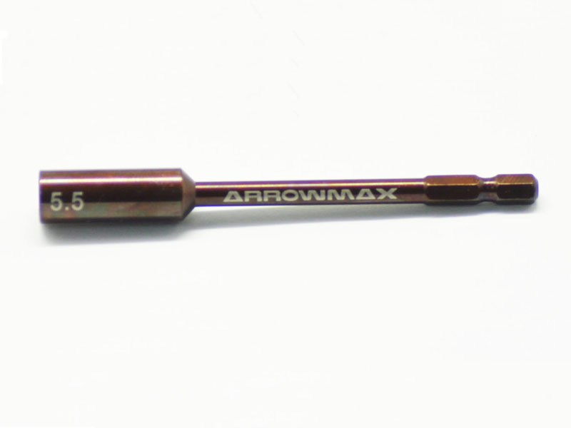 Arrowmax NUT DRIVER 5.5 X 70MM QUICK DRIVE TIP Arrowmax NUT DRIVER 5.5 X 70MM QUICK DRIVE TIP