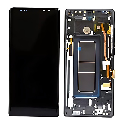 For Samsung Galaxy Note 8 N950F - Replacement AMOLED Display Digitizer Touch Screen Assembly With Frame - Black