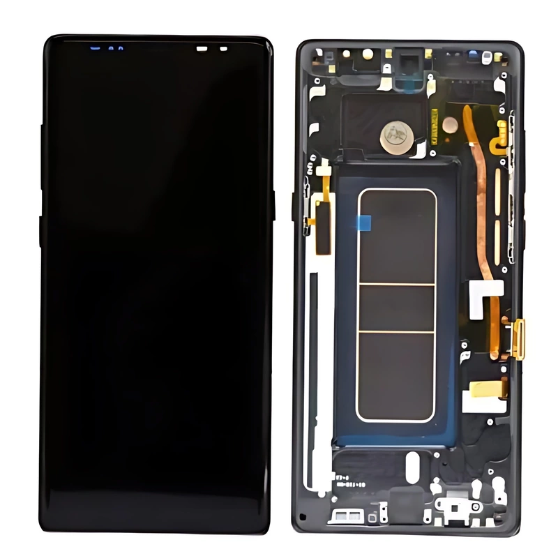 For Samsung Galaxy Note 8 N950F - Replacement AMOLED Display Digitizer Touch Screen Assembly With Frame - Black