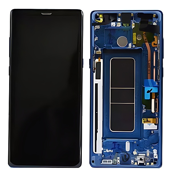 For Samsung Galaxy Note 8 N950F - Replacement AMOLED Display Digitizer Touch Screen Assembly With Frame - Blue