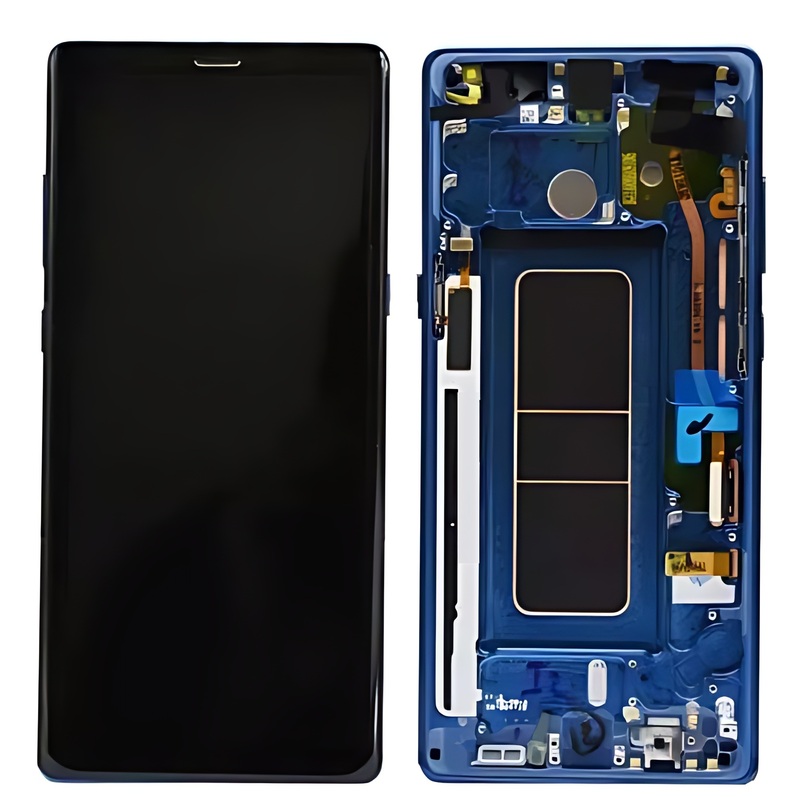 For Samsung Galaxy Note 8 N950F - Replacement AMOLED Display Digitizer Touch Screen Assembly With Frame - Blue
