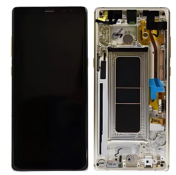 For Samsung Galaxy Note 8 N950F - Replacement AMOLED Display Digitizer Touch Screen Assembly With Frame - Gold