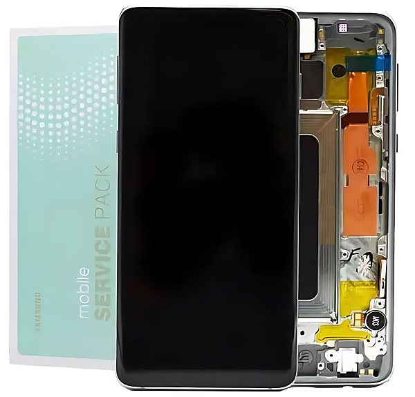 Genuine Samsung S10e G970 - Replacement AMOLED Display Digitizer Touch Screen Assembly With Frame - Prism Green - Service Pack - GH82 - 18852E