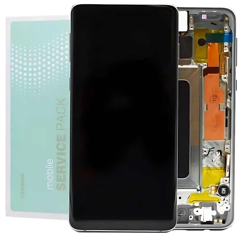 Genuine Samsung S10e G970 - Replacement AMOLED Display Digitizer Touch Screen Assembly With Frame - Prism Green - Service Pack - GH82 - 18852E