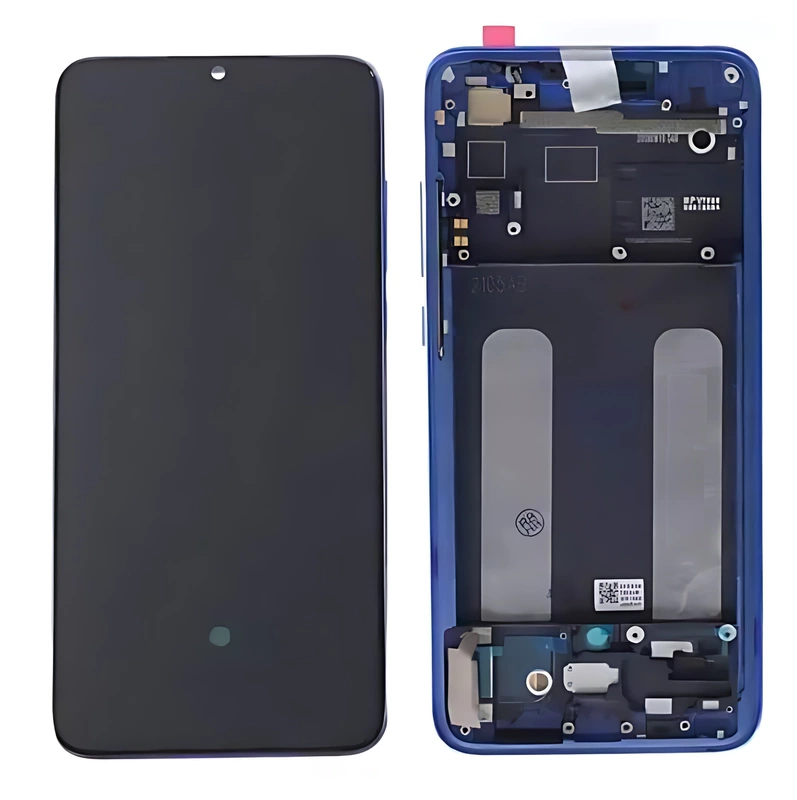 Xiaomi Mi 9 Lite & Mi CC9 - Replacement AMOLED Screen Assembly & Frame - Blue