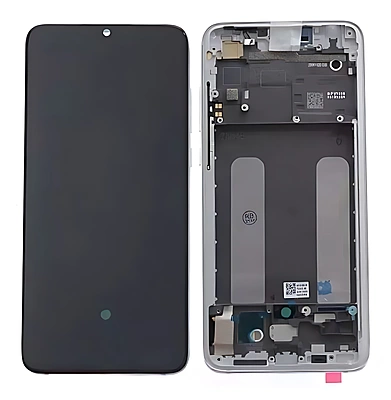 Xiaomi Mi 9 Lite & Mi CC9 - Replacement AMOLED Screen Assembly & Frame - White