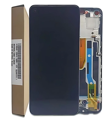 Genuine Oppo Reno7 5G , Find X5 Lite - Replacement AMOLED Touch Screen Assembly With Frame - Starry Black , Startrails Blue - Authorised - 4130040